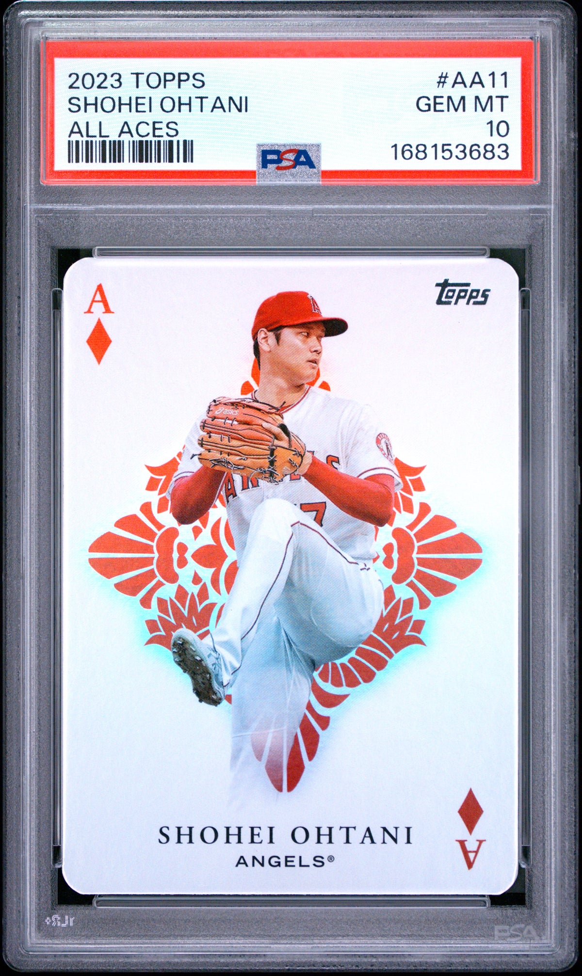 2023 TOPPS ALL ACES SHOHEI OHTANI ALL ACES #AA11 PSA 10 - Front