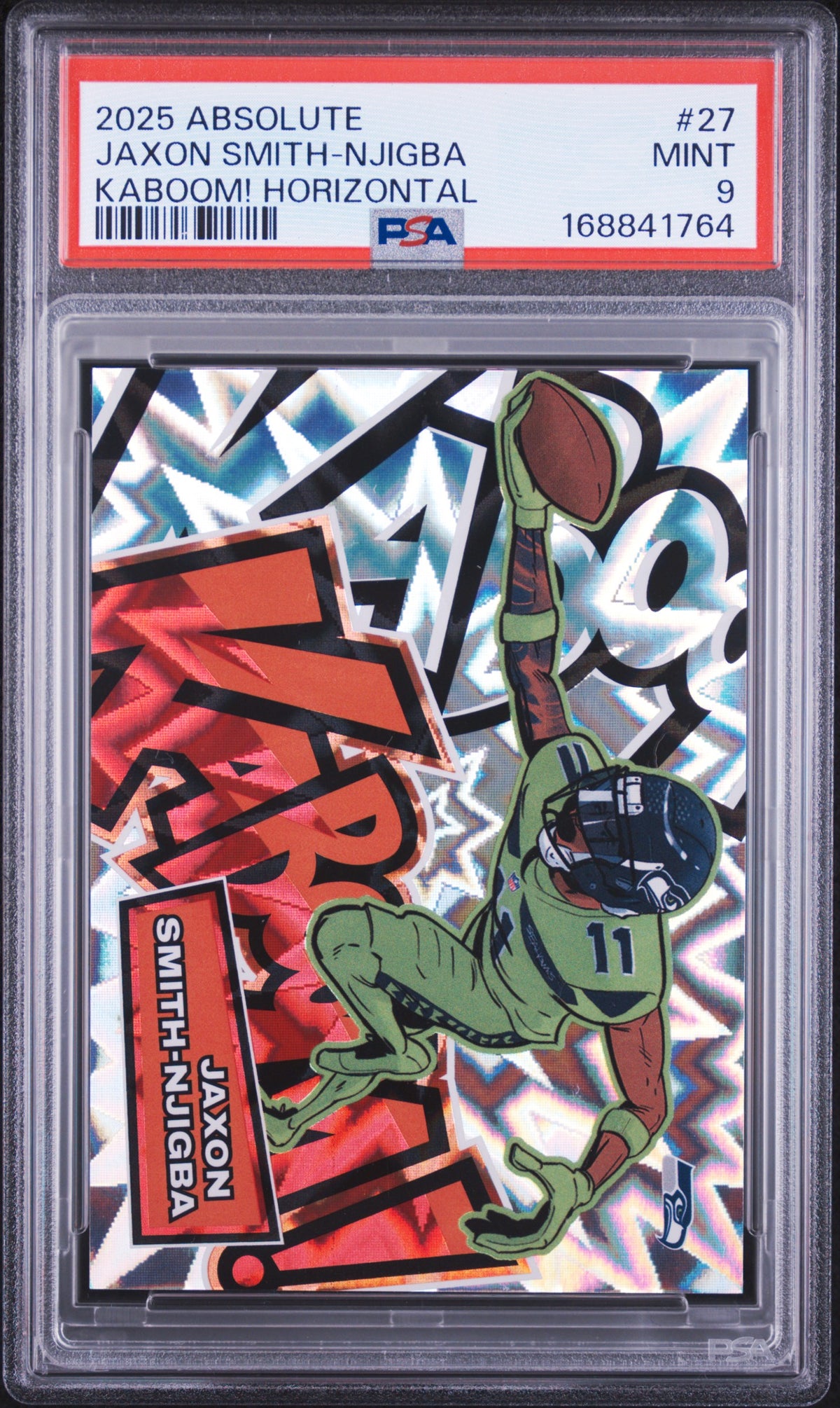 2025 PANINI ABSOLUTE KABOOM! HORIZONTAL JAXON SMITH-NJIGBA #27 PSA 9 - Front