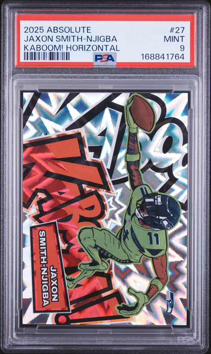 2025 PANINI ABSOLUTE KABOOM! HORIZONTAL JAXON SMITH-NJIGBA #27 PSA 9 - Front