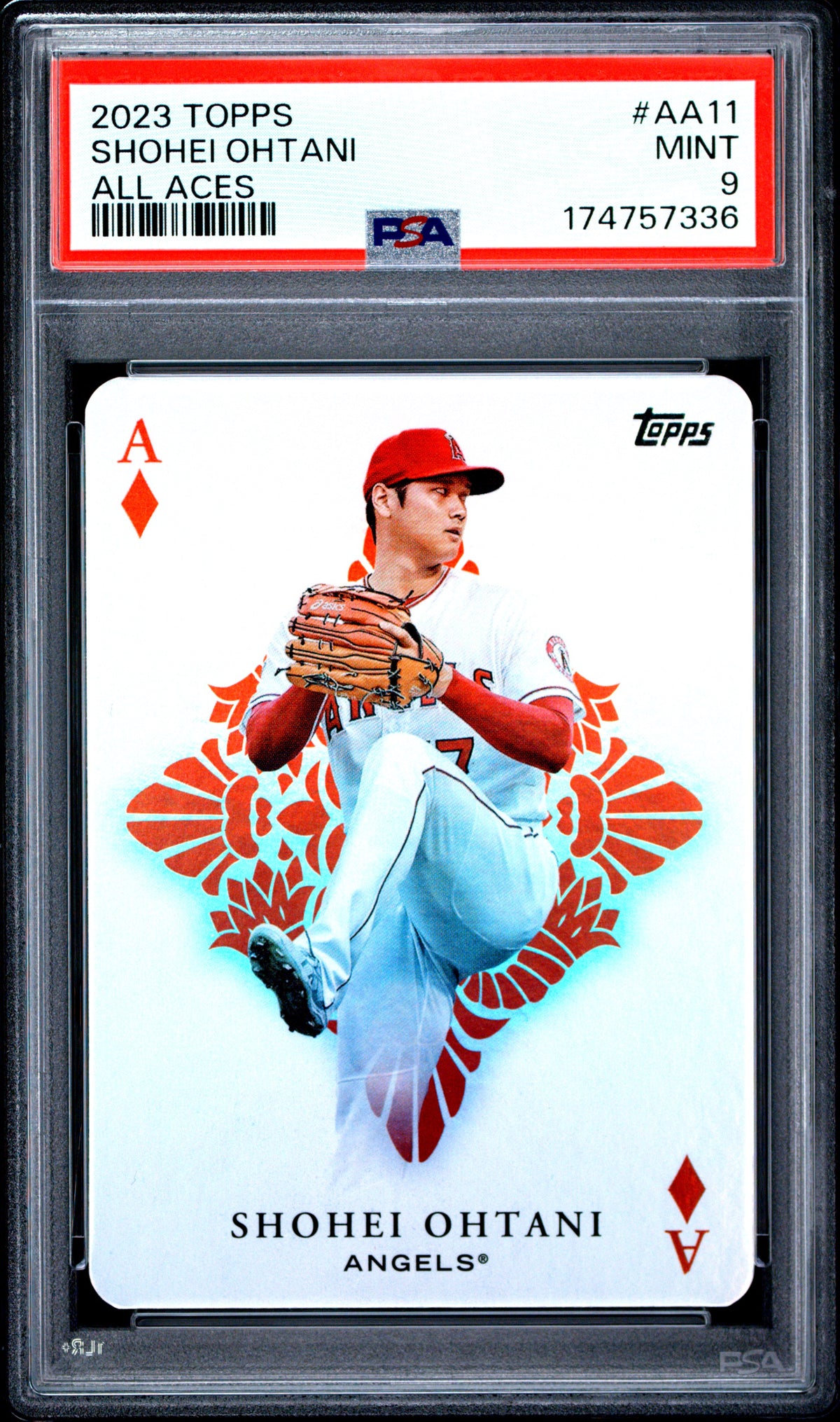2023 TOPPS ALL ACES SHOHEI OHTANI ALL ACES #AA11 PSA 9 - Front