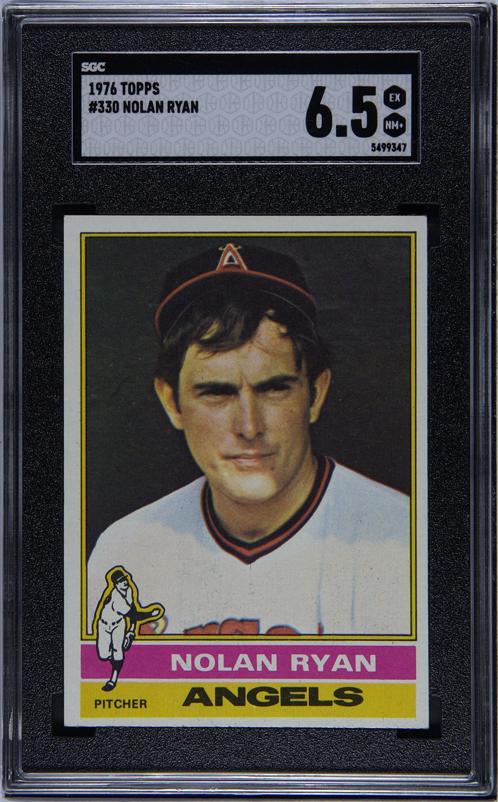 1976 Topps Nolan Ryan #330 SGC 6.5 - Front