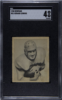 1948 Bowman Gerard Cowhig #51 SGC 4 - Front