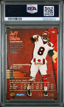1997 Skybox Impact Jeff Blake Rave #195 PSA 8