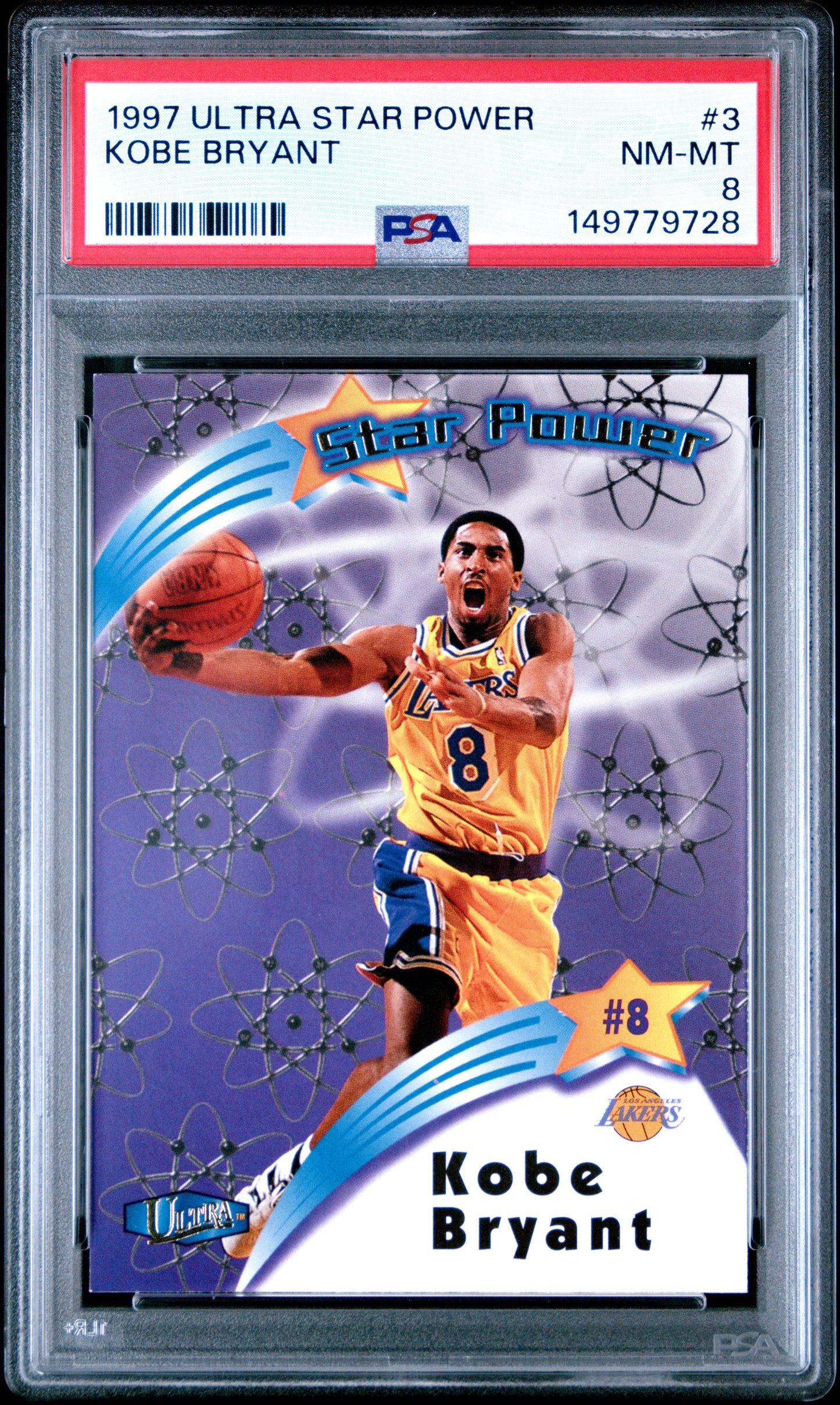 1997 Ultra Star Power #3 Kobe Bryant PSA 8