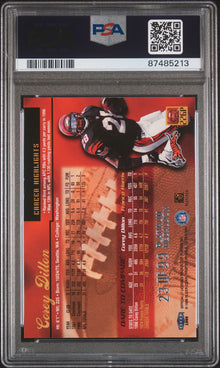 1999 Ultra Corey Dillon Platinum Medallion #226P PSA 8