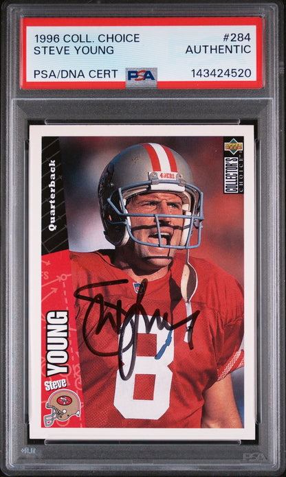 1996 Collector's Choice Steve Young #284 PSA Authentic